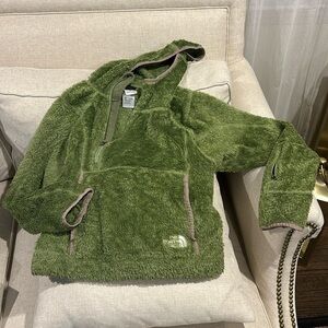 North face hoodie with asymmetrical zipper